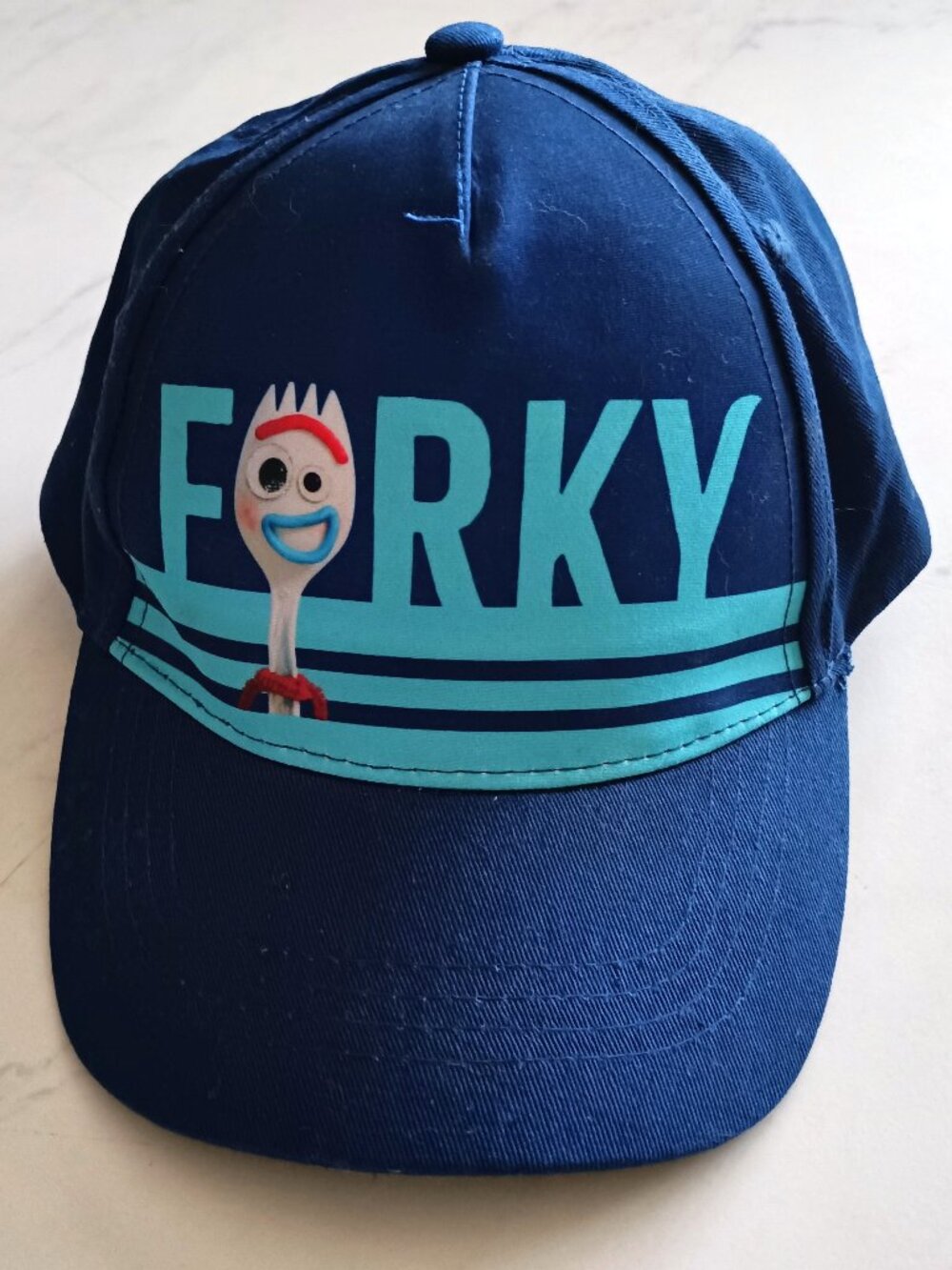 Disney Pixar Toy Story 4 Movie Forky Hat Cap Kids Youth Sz Adjustable NWOT Blue